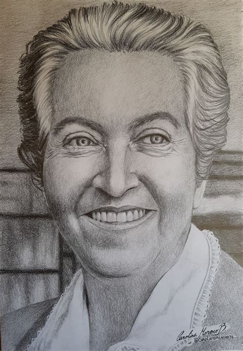 Retrato Gabriela Mistral Retratos Gabriel Mistral Dibujos A Lapiz