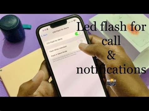 How To Turn On Led Flash For Call And Notifications Alerts Settings