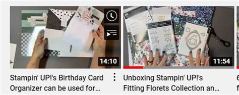 Unboxing Stampin Up S Birthday Card Organizer Kit And Fitting Florets