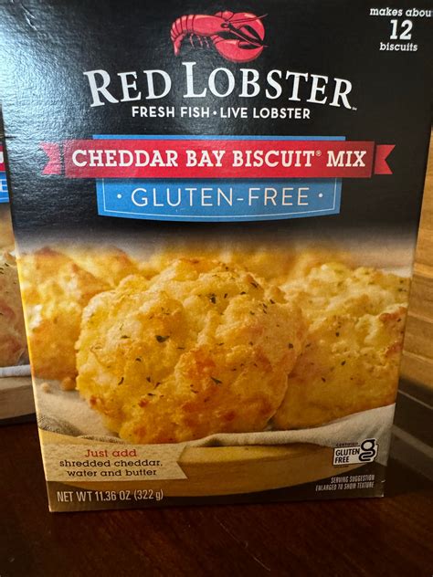 Red Lobster Gluten Free Cheddar Bay Biscuit Mix 2 Boxes Gluten