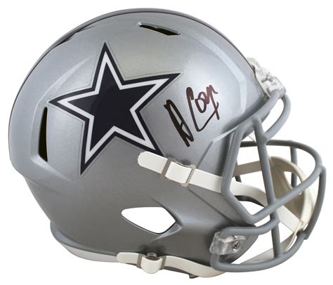 Amari Cooper Signed Cowboys Full Size Speed Helmet Beckett Pristine