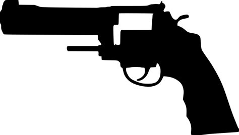 SVG arma pistola pistola revólver Imagen e icono gratis de SVG