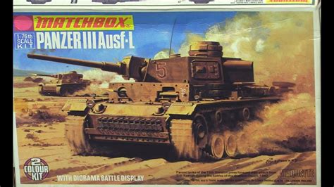 Classic Matchbox Panzer Iii Ausf L Tank 1 76 Kit Review Youtube