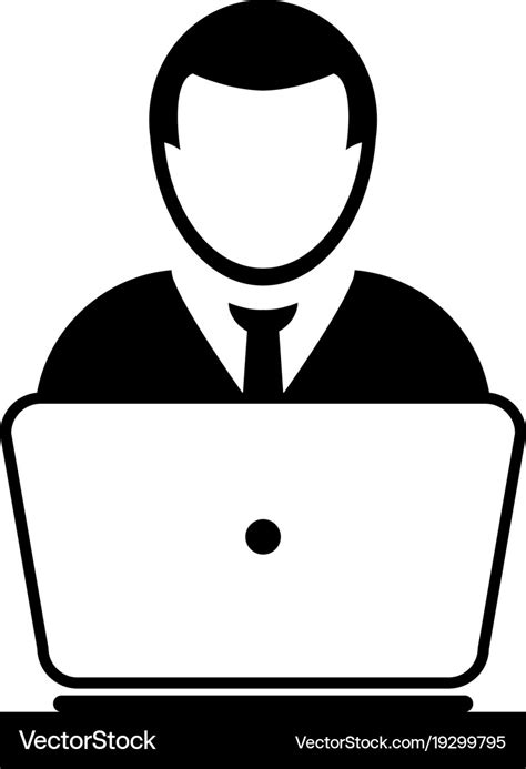 business computer user icon