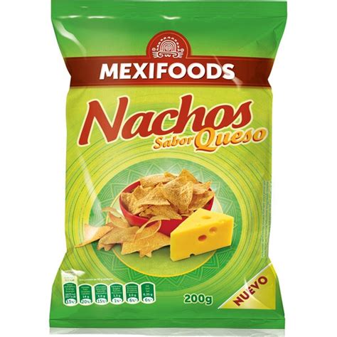 Nachos Sabor Queso Bolsa G Mexifoods Supermercado El Corte Ingl S