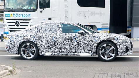 Next Gen Audi Rs Spied Hiding Under S Body With Wide