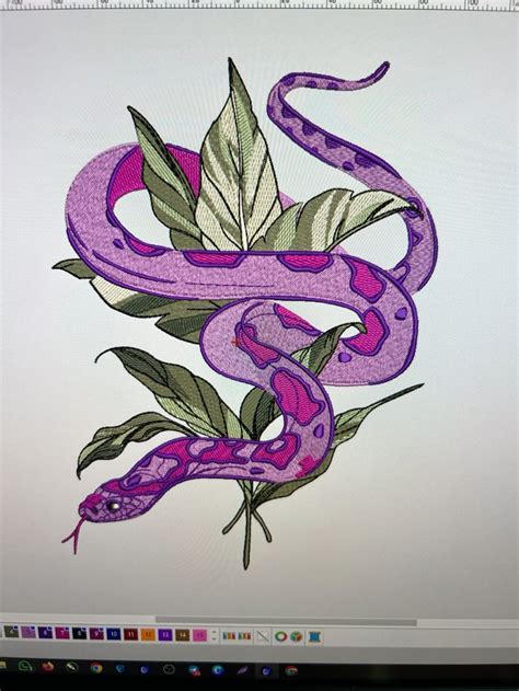 Дизайн вышивки змея | Embroidery design snake | Vintage embroidery ...