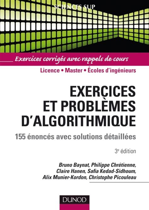 algorithmique cours avec 957 exercices et 158 problèmes pdf