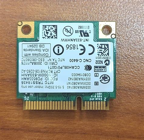 Genuine Dell Fujitsu WiFi Link 5300 533AN HMW Dual Band Intel VPro 3