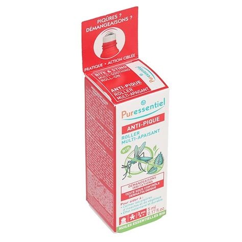 Puressentiel Anti Pique Roller Multi Apaisant Bio Piqûres Moustique