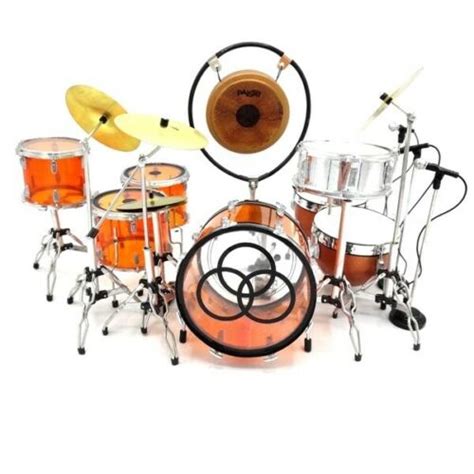 - Mini Drum Kit JOHN BONHAM Led Zeppelin Vistalite model - Guitar4Fans.com