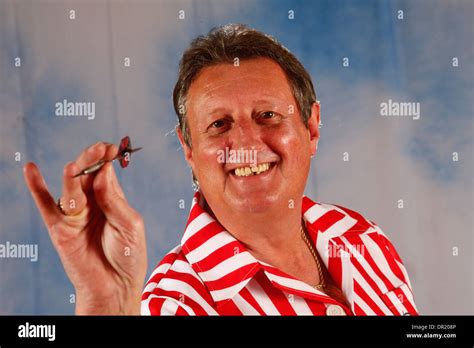 eric bristow veteran world champion darts playe Stock Photo - Alamy