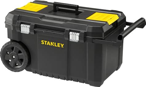 STANLEY Rolling Toolbox Chest With Heavy Duty Metal Latch 2 Lid