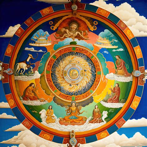 Colorful Dharma Wheel (6) by MrTimelessArt on DeviantArt