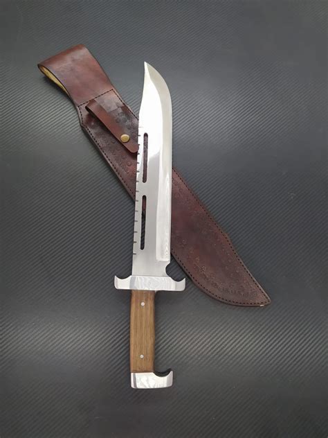 Handmade Big Rambo Knife German Steel Hunting Etsy