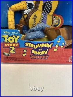 Vintage Disney Pixar 1999 Toy Story 2 Strumming Singing Woody | Toy ...