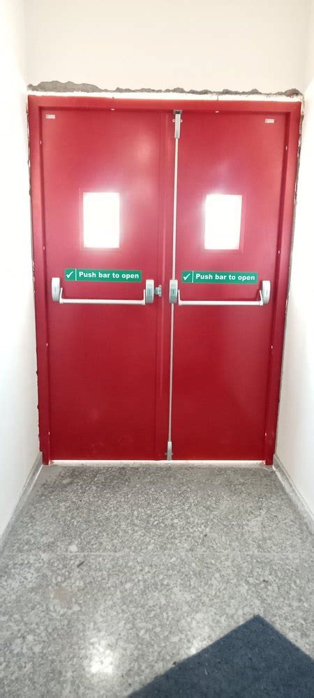 Ms Mild Steel Fire Exit Door Color Coated At Rs Square Meter In