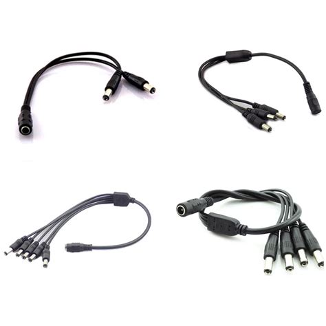 Aliexpress.com : Buy Camera Cable 1 Female to Male Power Supply Plug ...