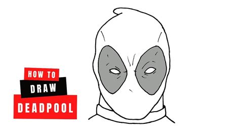 How To Draw Deadpool In Easy Way Deadpool Art Drawing Deadpool Sketching Youtube