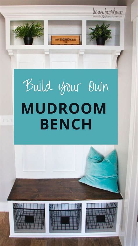 Every House Needs A Place For Coats And Shoes And A Mudroom Needs A Bench This Diy Mudroom