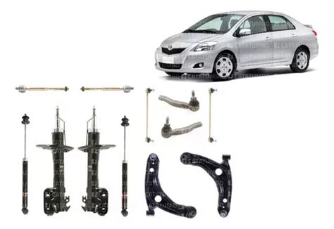 Kit Suspension Delantera Para Toyota Yaris 1 5 2006 2013 Cuotas Sin