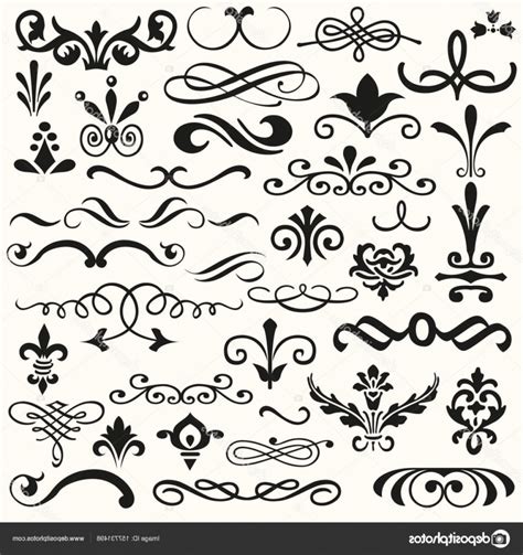 Free Vector Flourishes at GetDrawings | Free download