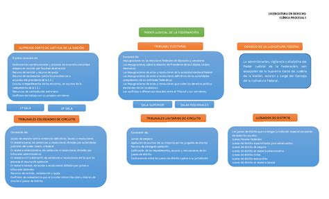 Estructura Org Nica Del Poder Judicial De La Federaci N