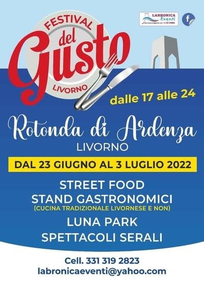 Festival Del Gusto A Livorno Giugno Luglio Cosa Fare In