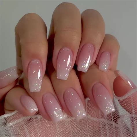 Cute Pink Nails Baby Pink Nails Pink Ombre Nails Pink Acrylic Nails