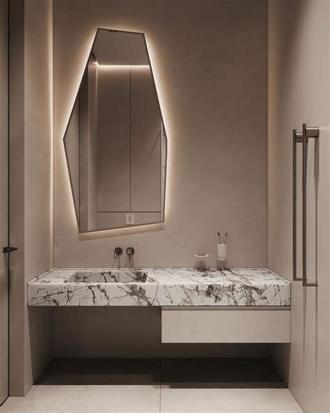 Pin by 你不配拥有助理 on WC 卫生间 Modern interior Modern bathroom vanity