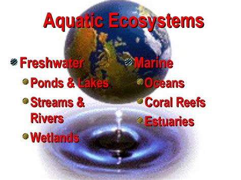 Aquatic ecosystems