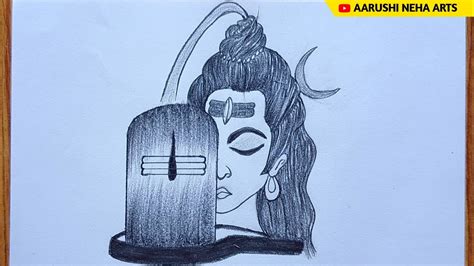 How To Draw Shivling With Lord Shiva Mahadev Drawing Step By Step