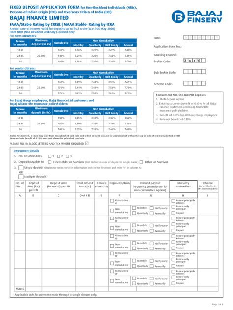 Fillable Online Account Opening Form For Non Resident Indian Nri