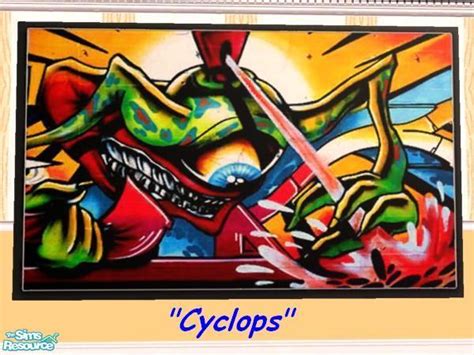 The Sims Resource Cyclops Graffiti