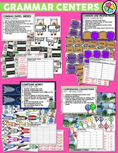 2nd Grade Literacy Centers Bundle Lucky Little Learners