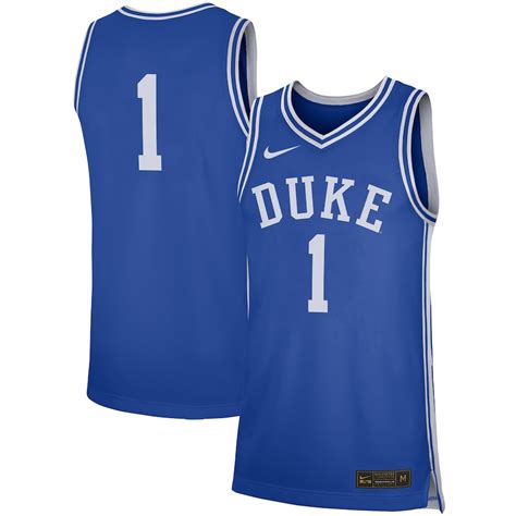 Mens Nike Royal Duke Blue Devils Replica Jersey