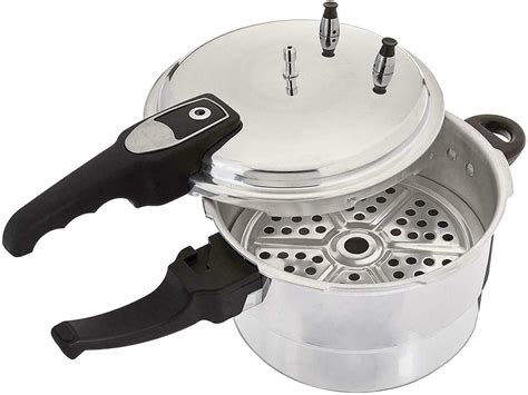 Aluminum Pressure Cooker With Steamer Fast Cooker425273995116