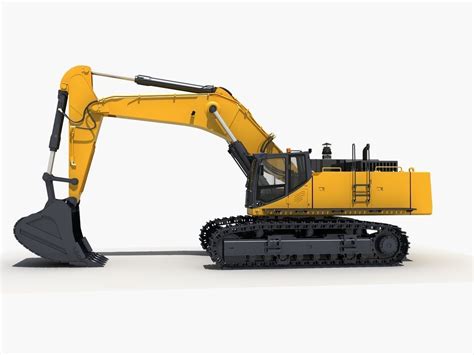 Excavator 3D Model CGTrader