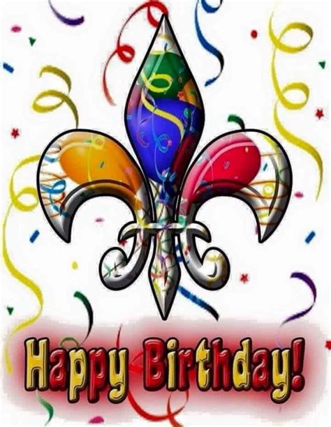 Pin By Paula Fortner On Fleur De Lis Birthday Wishes And Images