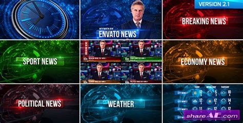 Videohive Broadcast Design News Package 19550533 » free after effects ...