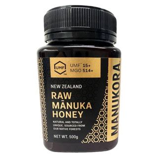 Manukora Raw Manuka Honey UMF 15 MGO 514 500g EXP 12 2028