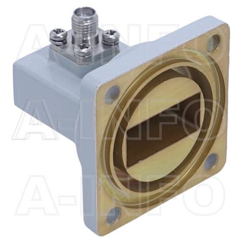 Wcas Be Right Angle Rectangular Waveguide To Coaxial Adapter