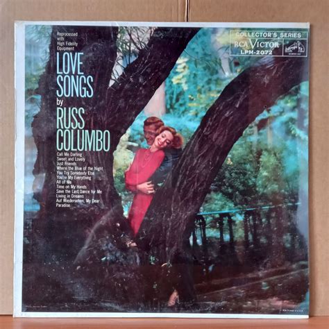 Russ Columbo Love Songs By Russ Columbo 1959 Lp DÖnem Baskisi Sifir Plak