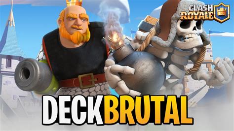 NOVO DECK DE GIGANTE REAL ESQUELETO GIGANTE CLASH ROYALE YouTube