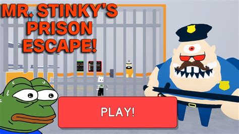 Mr Stinky S Prison Escape Roblox Youtube