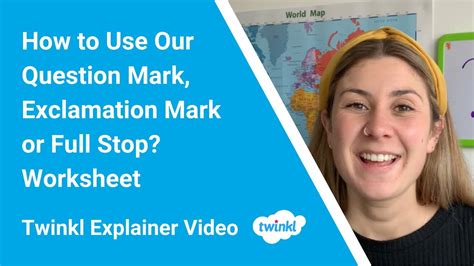 How To Use Our Question Mark Exclamation Mark Or Full Stop Worksheet