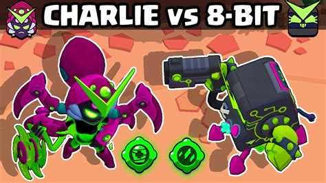 Charlie Virus Vs Bit Virus New Skin Vs Brawl Stars Youtube