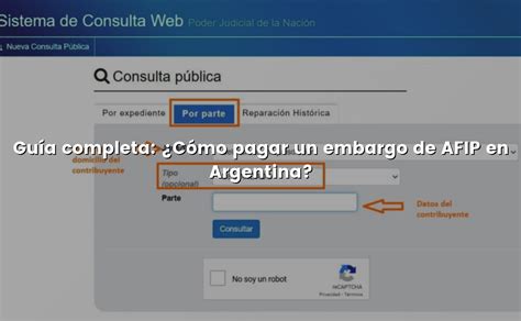 Guía completa Cómo pagar un embargo de AFIP en Argentina Cómo Pagar