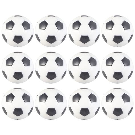 Hemoton Pcs Black And White Football Toy Table Soccer Footballs