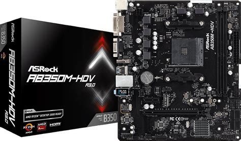 Материнская плата s-AM4 AMD B350 ASRock AB350M-HDV R3.0 mATX купить ...